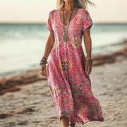 Martine - Belle Robe Longue Bohème Légère