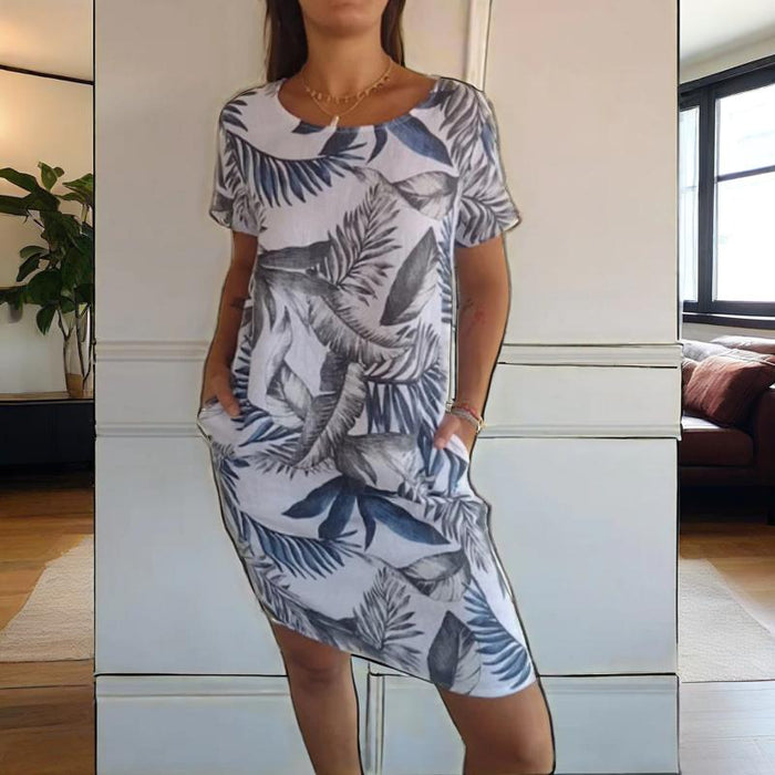 Robe D'Été Femme Imprimée Fluide - Julie