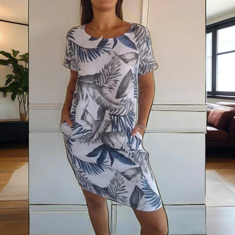Robe D'Été Femme Imprimée Fluide - Julie