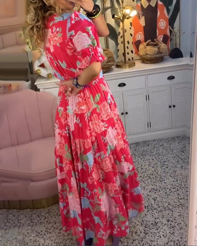 Muriel - Robe Maxi Femme Fleurie