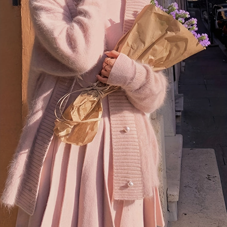 Chloé - Cardigan Élégant Boutonné Col V