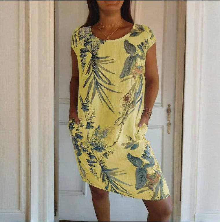 Robe D'Été Femme Imprimée Fluide - Julie