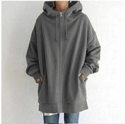 Sylvie - Cardigan automne à capuche femme