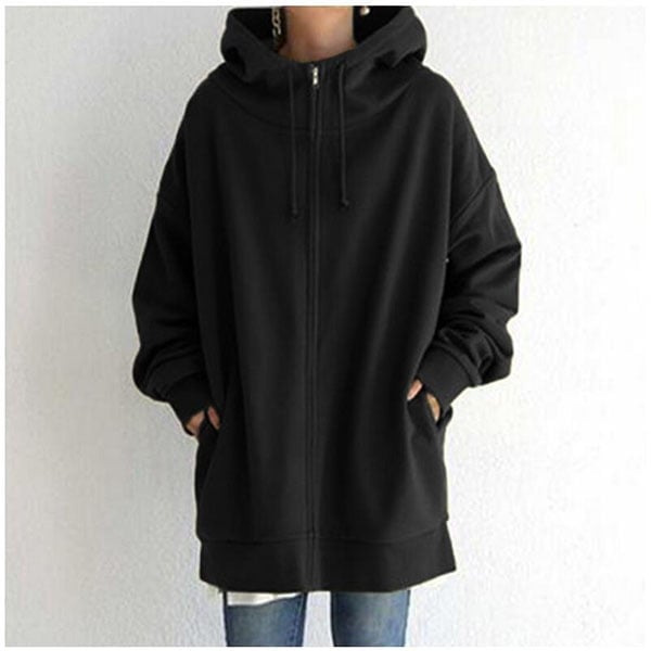 Sylvie - Cardigan automne à capuche femme