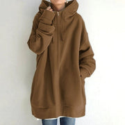 Sylvie - Cardigan automne à capuche femme