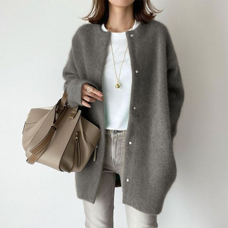Juliette - Cardigan long élégant femme
