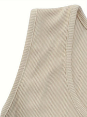 Débardeur Homme Côtelé En Coton Slim Fit - Rocco