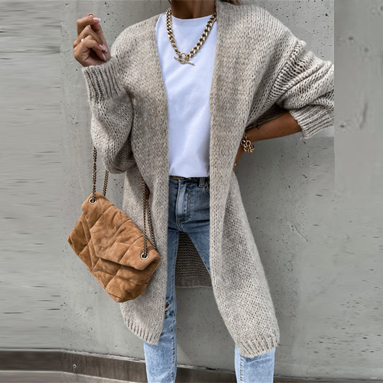 Aurore - Cardigan Tricot Confort Luxe Femme