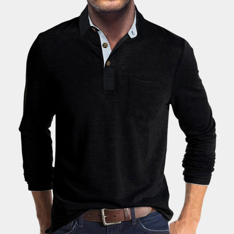 André - Élégant polo d'automne