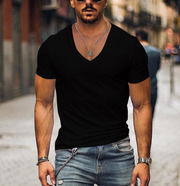 Philippe - T-shirt Col V Slim Homme