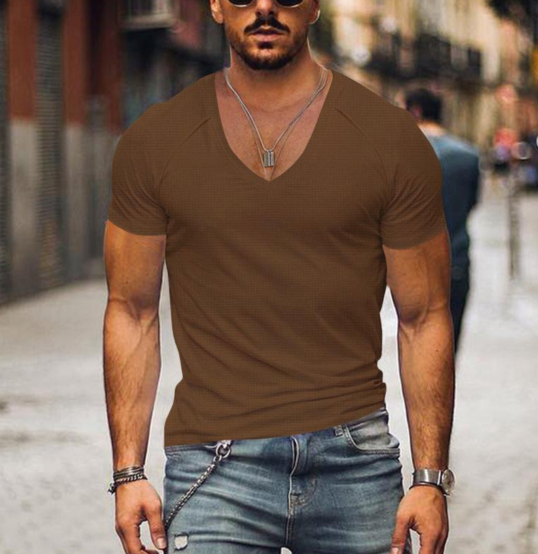 Philippe - T-shirt Col V Slim Homme
