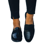 Aurore - Mocassins Cuir Confortables Femme