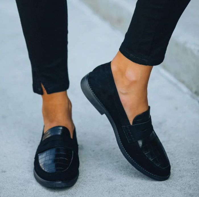 Aurore - Mocassins Cuir Confortables Femme