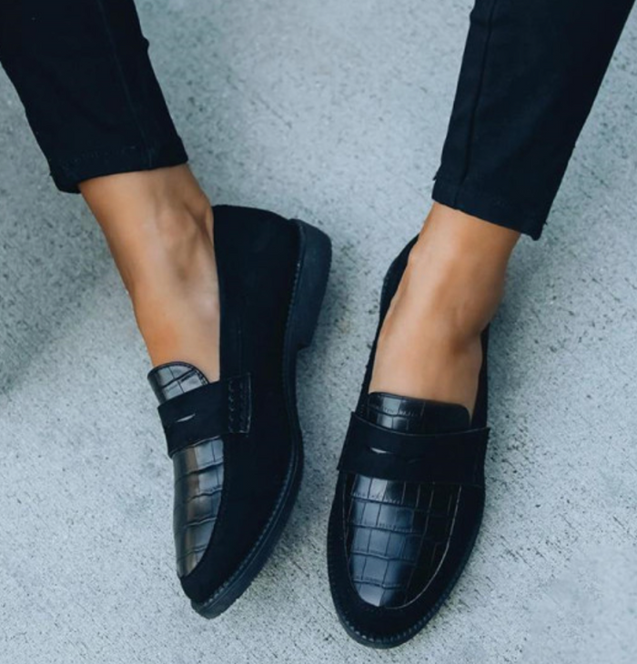 Aurore - Mocassins Cuir Confortables Femme