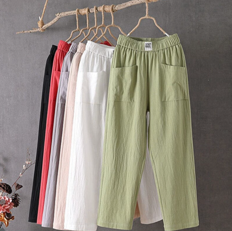 Nathalie - Pantalon Fluide D'Été