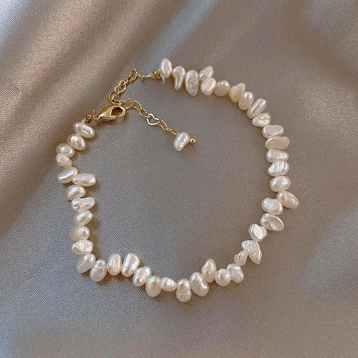 Bracelet « Céline » avec des marguerites — Doumira