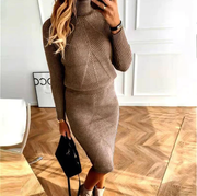 Juliette - Robe Pull Tricotée Douceur Douillette Femme
