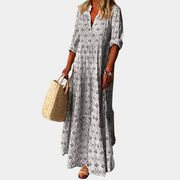 Caroline - Robe Bohème Maxi d'Été