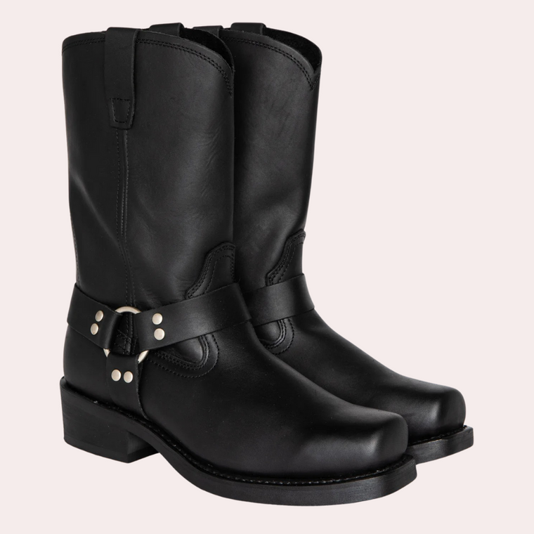 Bottes Western Homme – Cuir Vieilli & Style Authentique Inspiré Rodéo