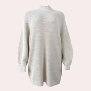 Camille - Pull Oversize Tricoté Maille Ample Femme