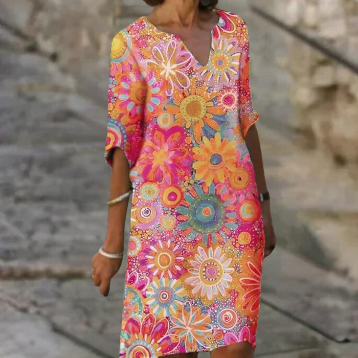 Marie - Robe D'Été Colorée Chic