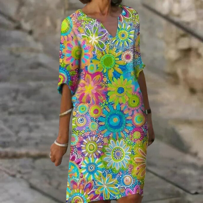 Marie - Robe D'Été Colorée Chic