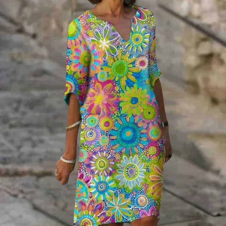 Marie - Robe D'Été Colorée Chic
