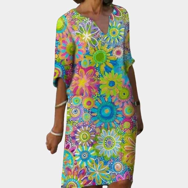 Marie - Robe D'Été Colorée Chic