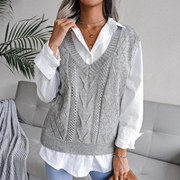 Chanel  - Pull Femme Col V