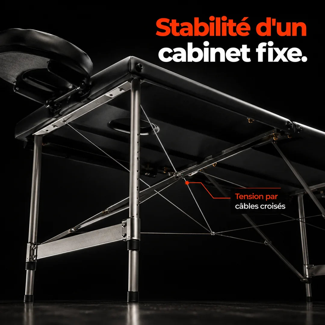Table de massage pliante réglable 185 × 70 cm
