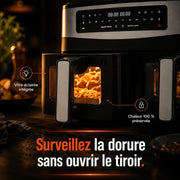 AirFry Duo™ – Air fryer double tiroir 9 L