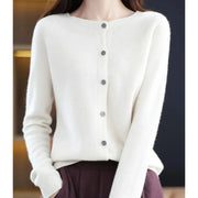 Céline - Cardigan Élégant Boutonné Col Rond