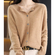 Céline - Cardigan Élégant Boutonné Col Rond