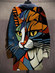 Odile - Cardigan chat automne femme