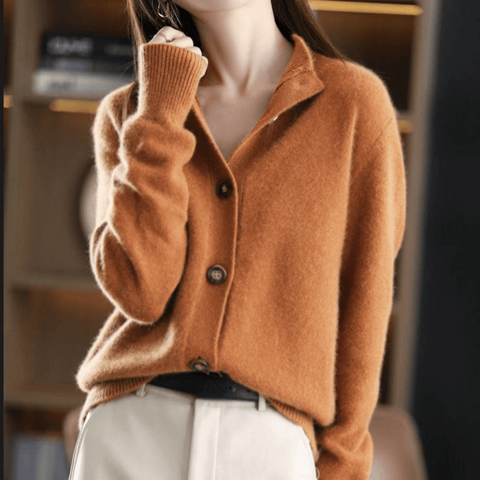 Émilie - Cardigan Raffiné Cachemire Boutonné