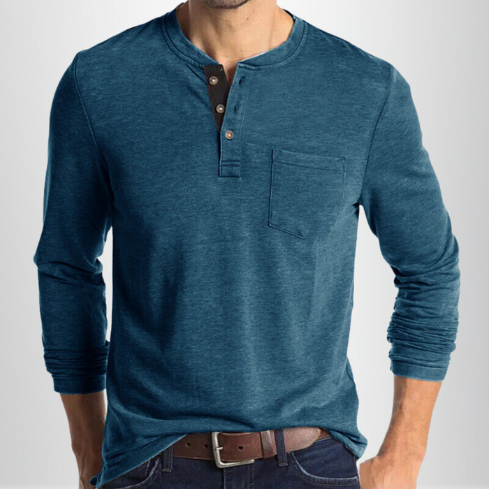 Louis - T-shirt automne fluide homme