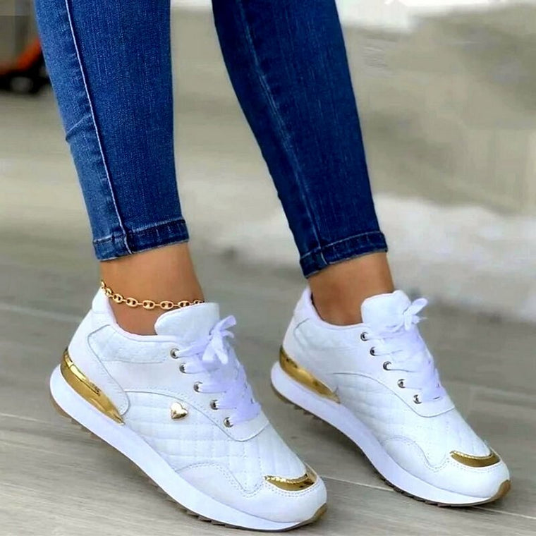 Flavienne - Sneakers Avec Imprimé Floral Pour Un Look Unique