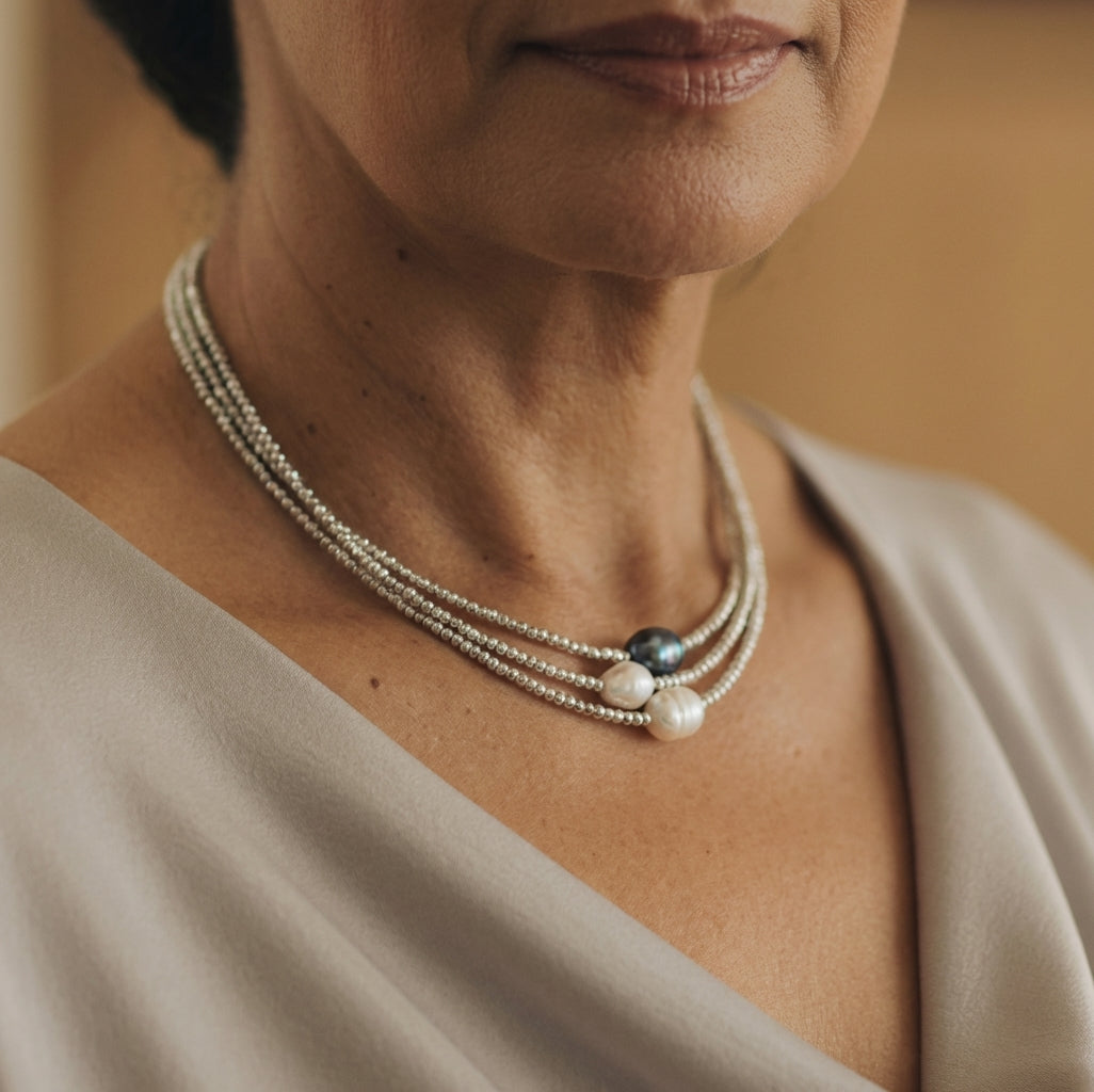 Collier en perles naturelles — Doumira