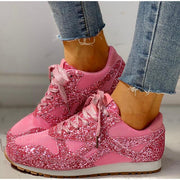 Claudine - Baskets automne à paillettes femme