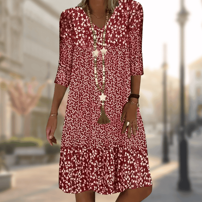 Robe Tunique Femme Fleurie Bohème - Nadine
