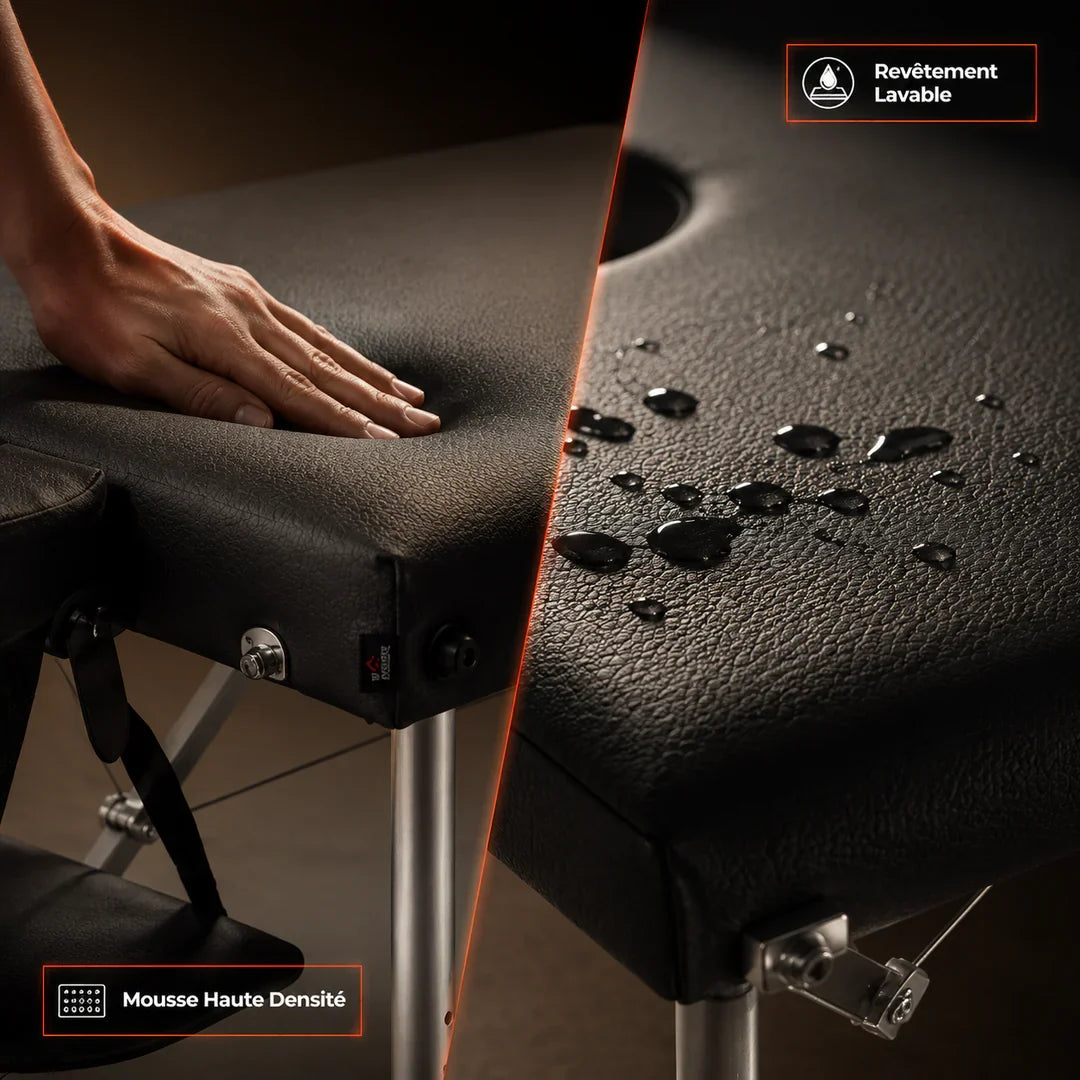 Table de massage pliante réglable 185 × 70 cm