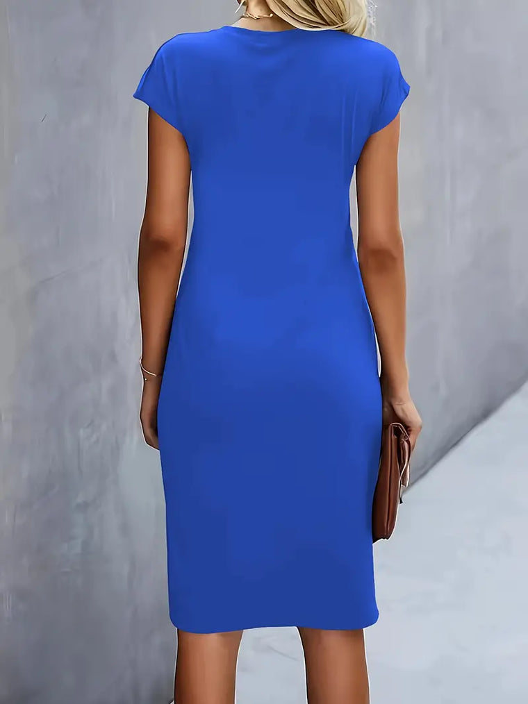 Robe Midi Femme Moulante Chic - Claire