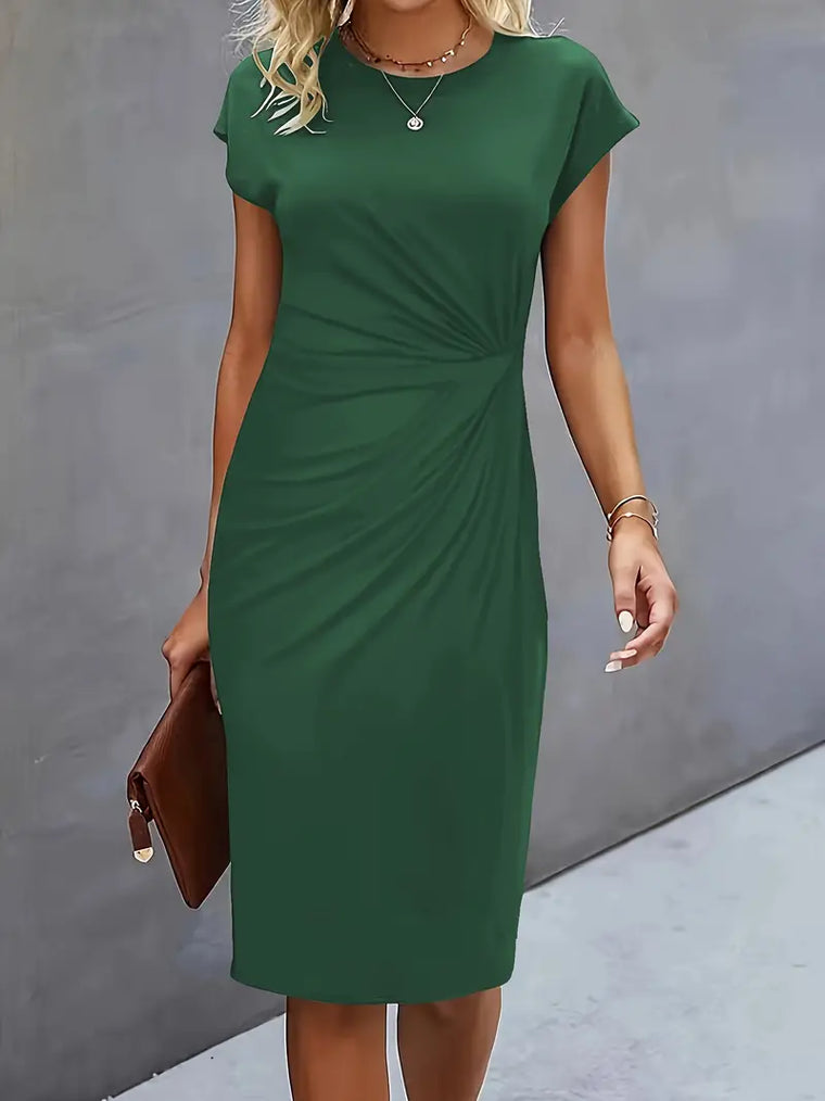 Robe Midi Femme Moulante Chic - Claire