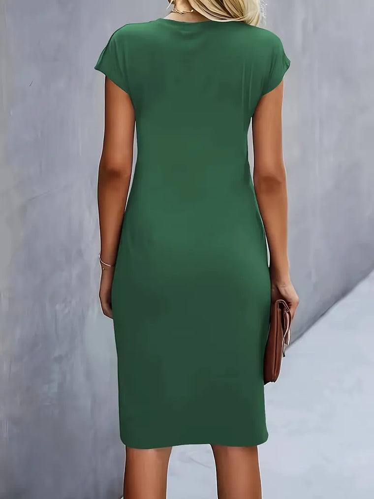 Robe Midi Femme Moulante Chic - Claire