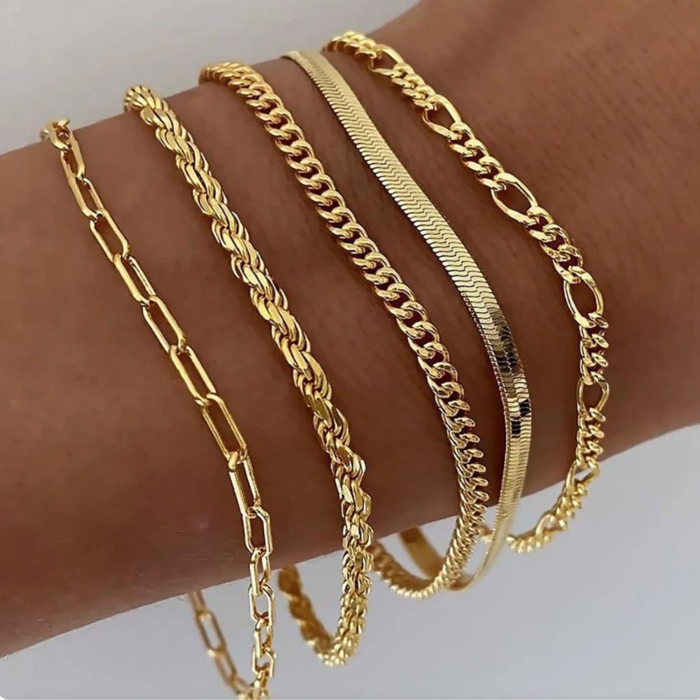 Ensemble de Bracelets Superposés Ellis — Doumira