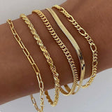 Ensemble de Bracelets Superposés Ellis — Doumira
