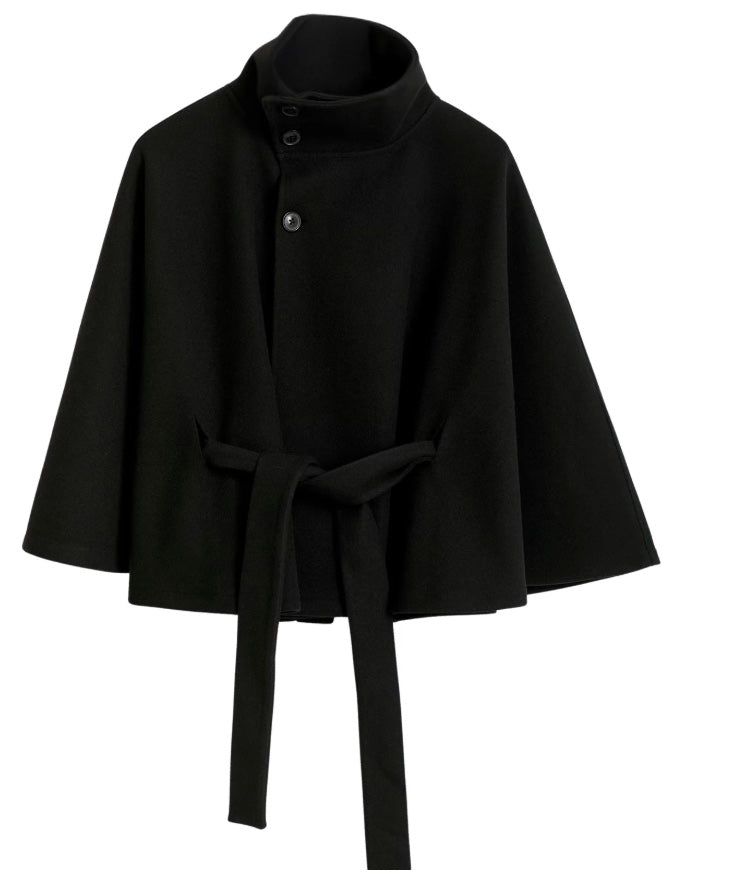 Sofia – Manteau laine femme à col élégant