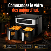 AirFry Duo™ – Air fryer double tiroir 9 L