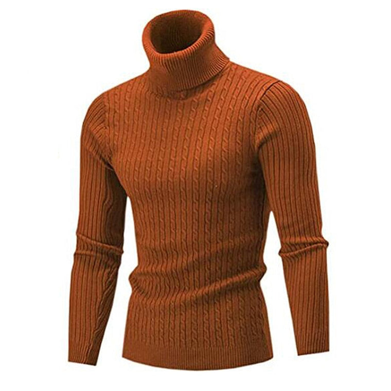 Maxime - Pull Col Roulé Classique Intemporel Homme