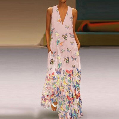 Caroline - Robe Maxi d'Été Légère